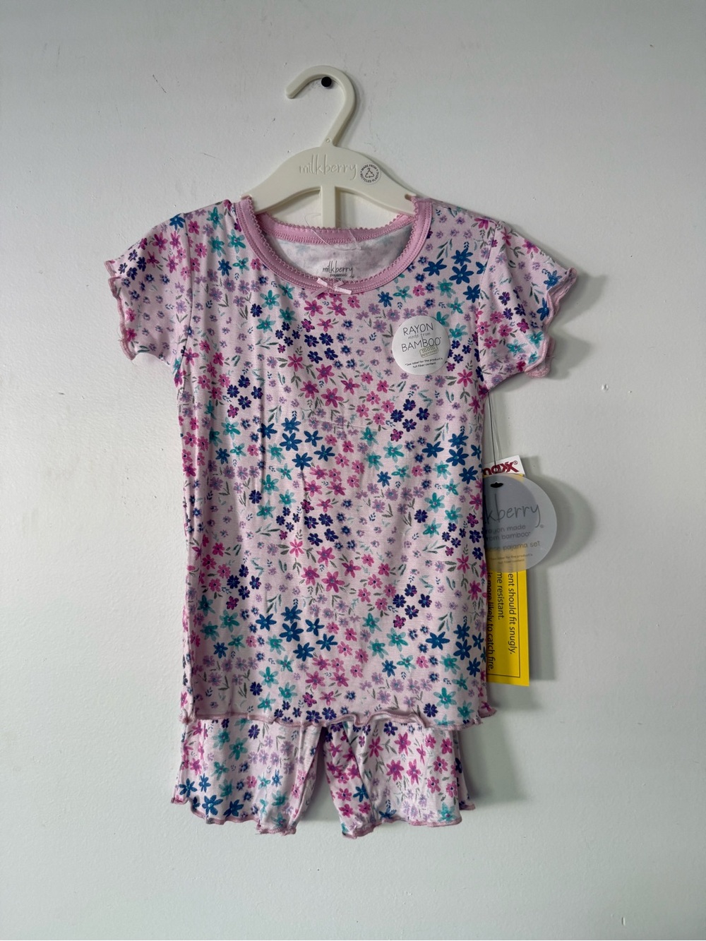 Floral Bamboo Pajama Set by Milkberry
